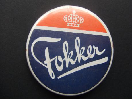 Fokker Nederlandse fabrikant van vliegtuigonderdelen logo